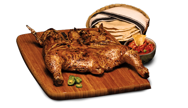 1 Pollo Asado al carbón - 8 piezas