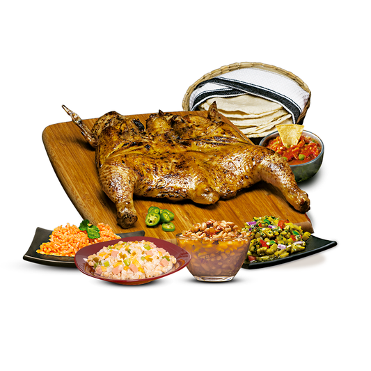 Pa' que todos coman - 1 pollo + 4 complementos